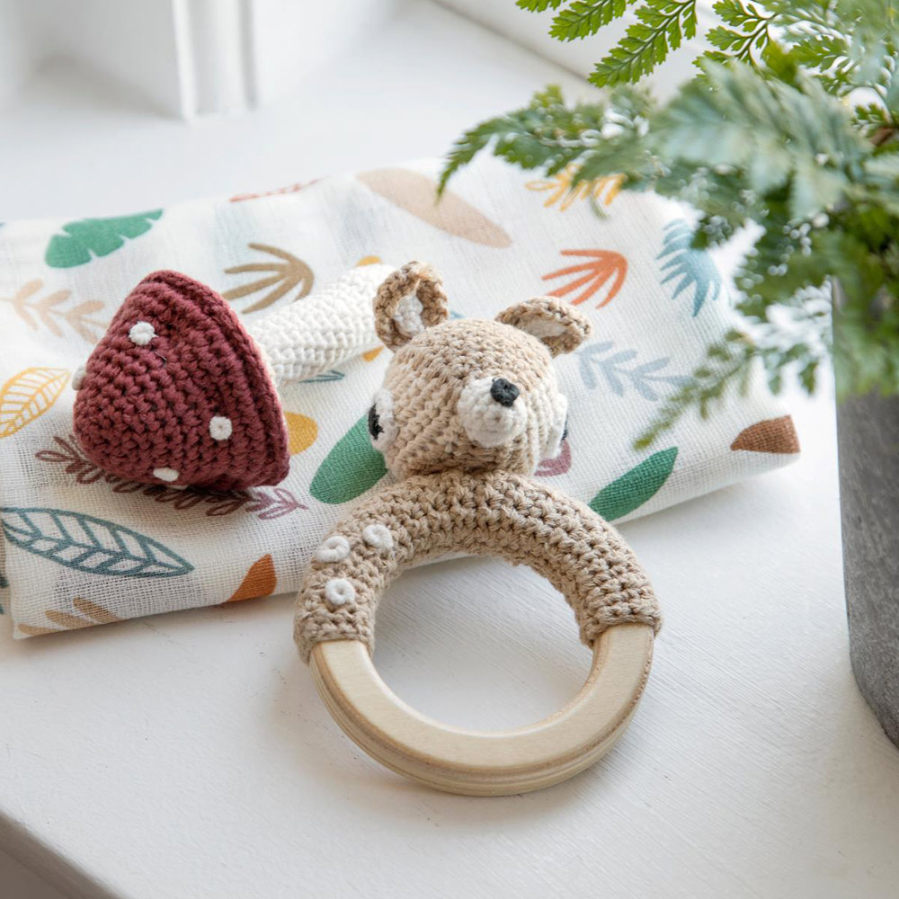 Anneau hochet Faon Sebra