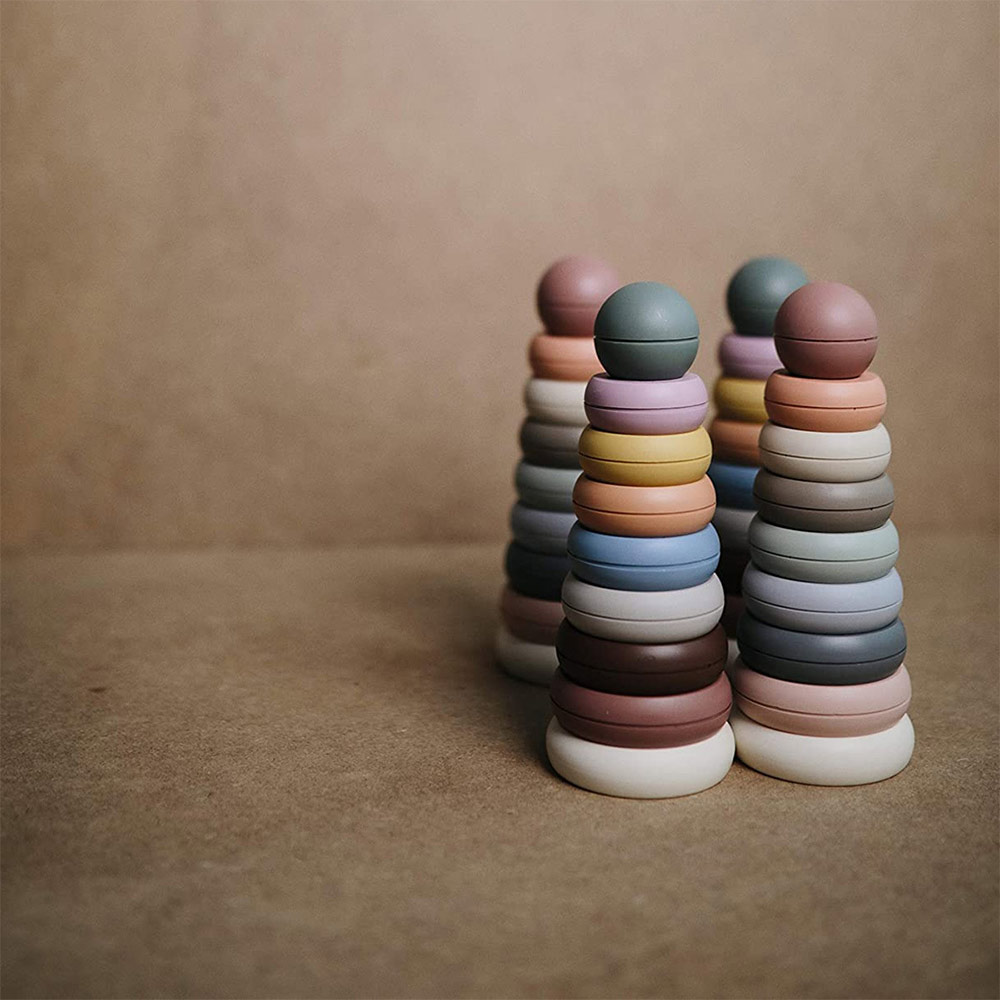 Anneaux à empiler Rustic - Mushie