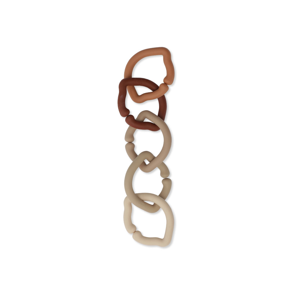 Set de 5 Anneaux Citrons - Rose - Konges Slojd