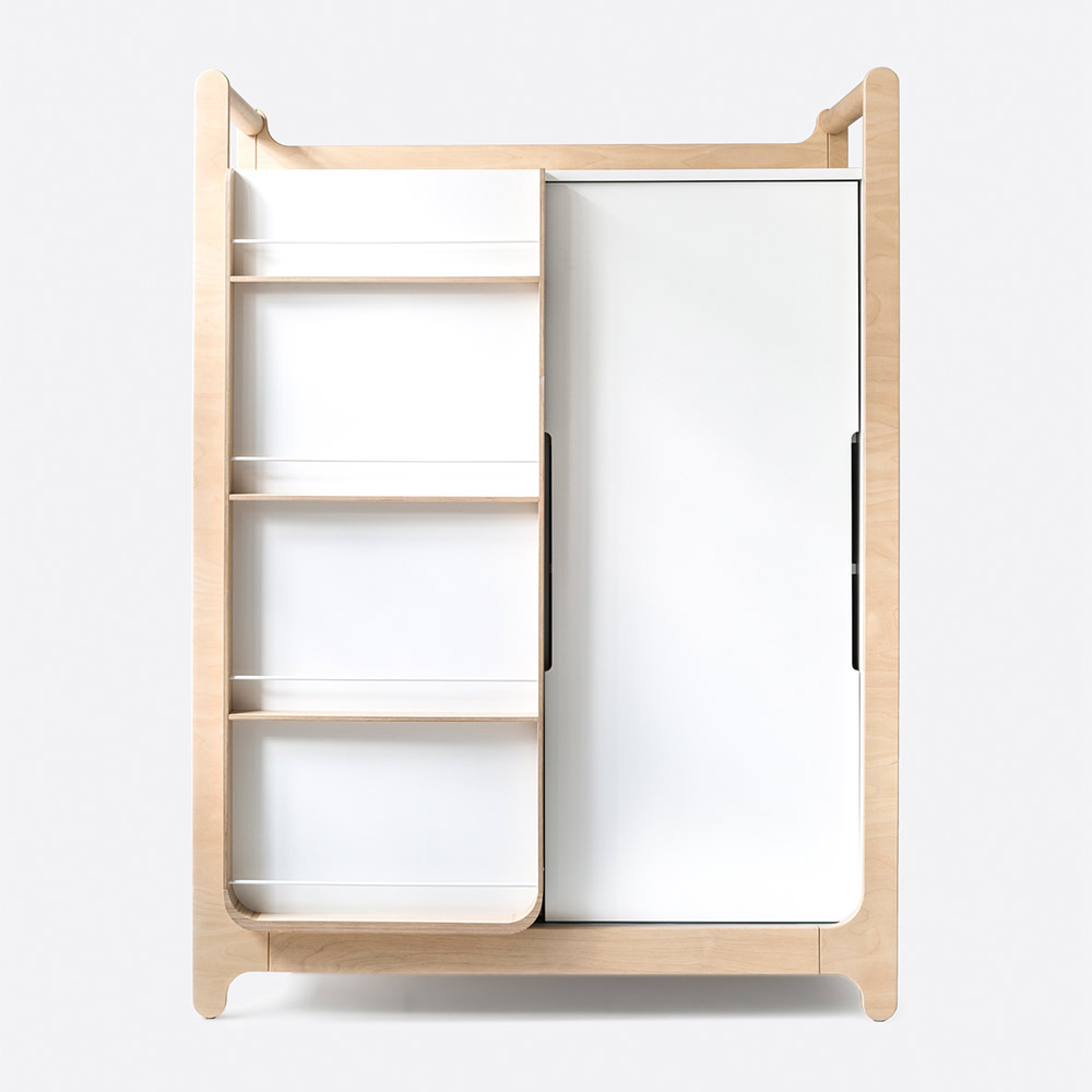 Armoire H Wardrobe - Blanc - Rafa Kids