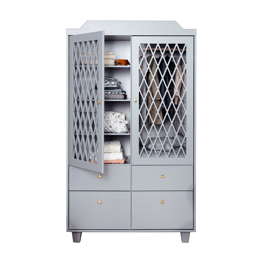 Armoire Harlequin - Gris clair - Cam Cam