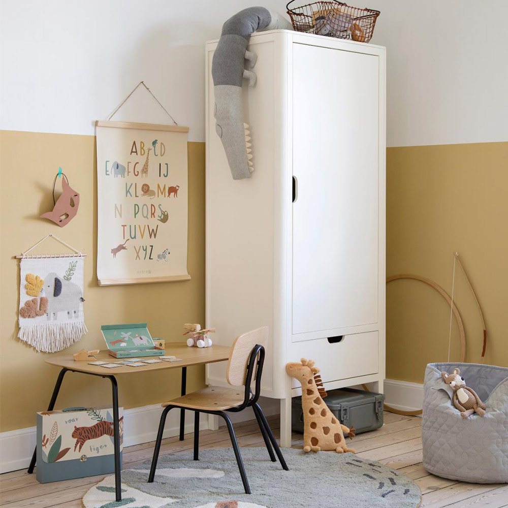 Armoire 1 porte - Blanc - Sebra