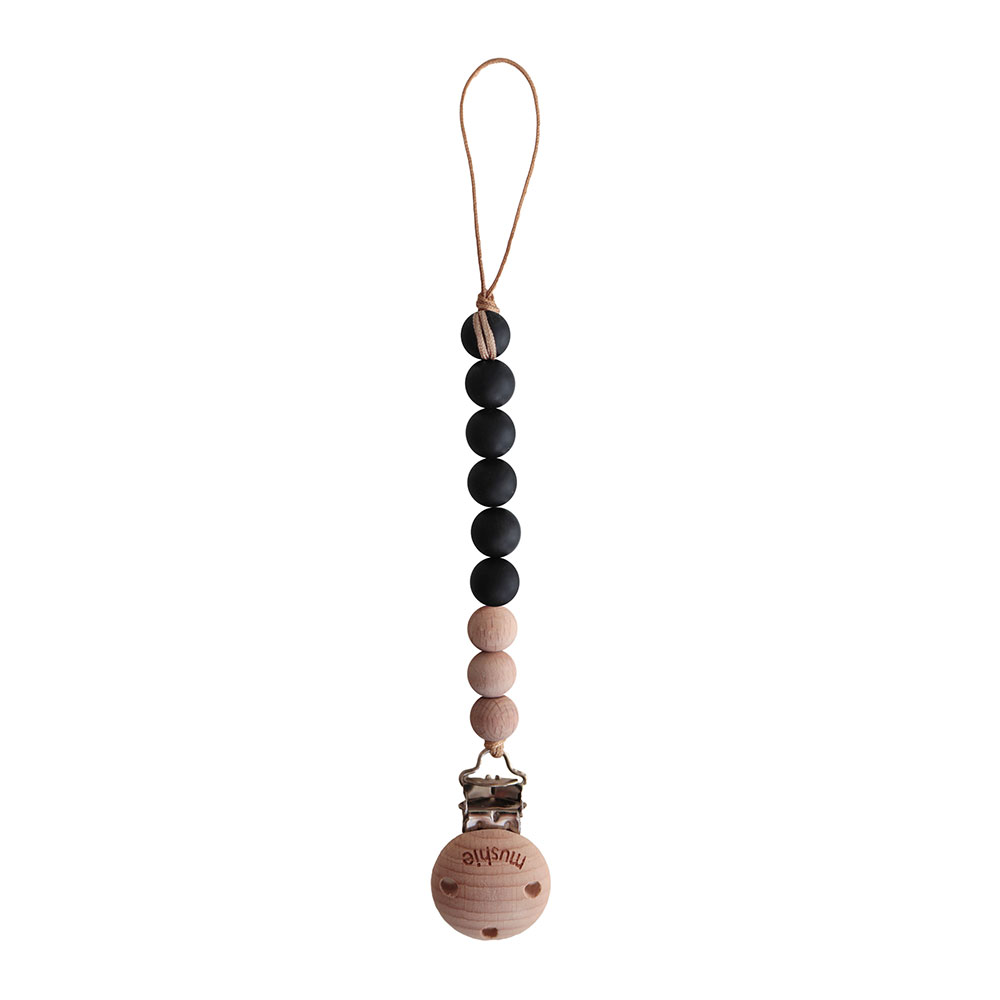 Attache-Tétine Cleo - Noir - Mushie