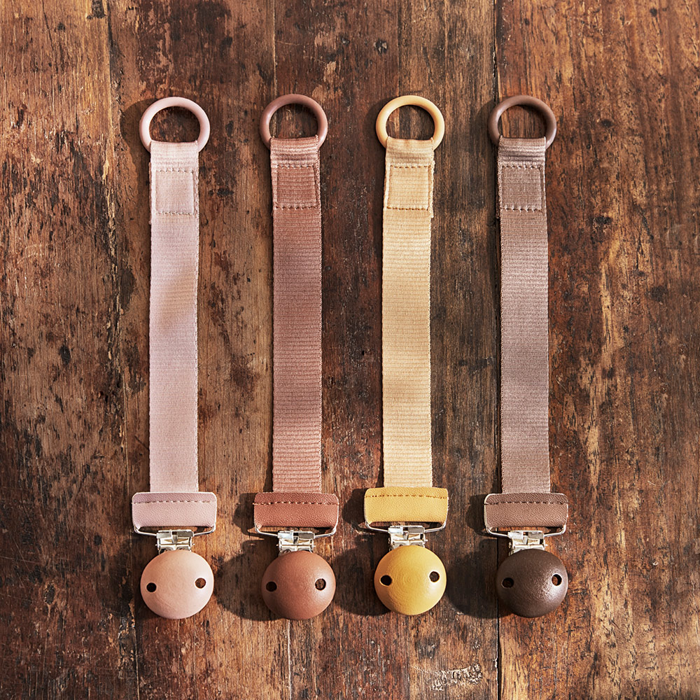 Attache-Tétine Bois - Gold - Elodie Details