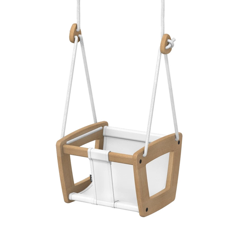 Balancoire Bebe Et Junior Cuir Blanc Chene Lillagunga Pour Chambre Enfant Les Enfants Du Design Balancoire Bebe Et Junior Cuir Blanc Chene Lillagunga Pour Chambre Enfant Les Enfants Du Design