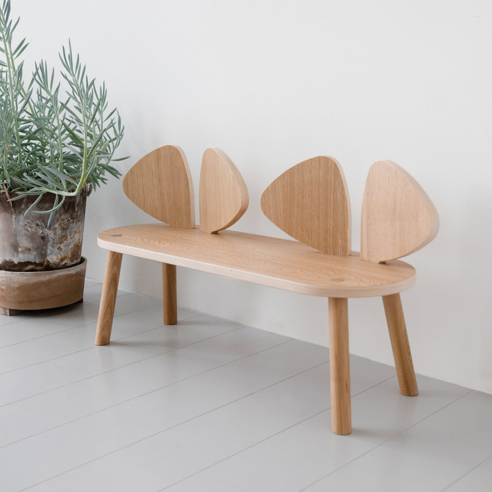 Banc enfant Mouse - Chêne - Nofred