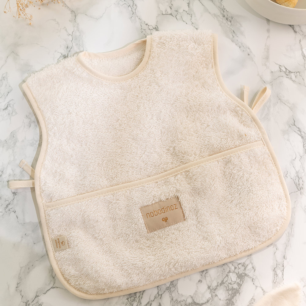Bavoir Tablier So Cute - Naturel - Nobodinoz
