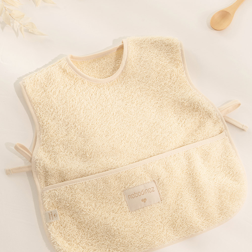 Bavoir Tablier So Cute - Vanille - Nobodinoz