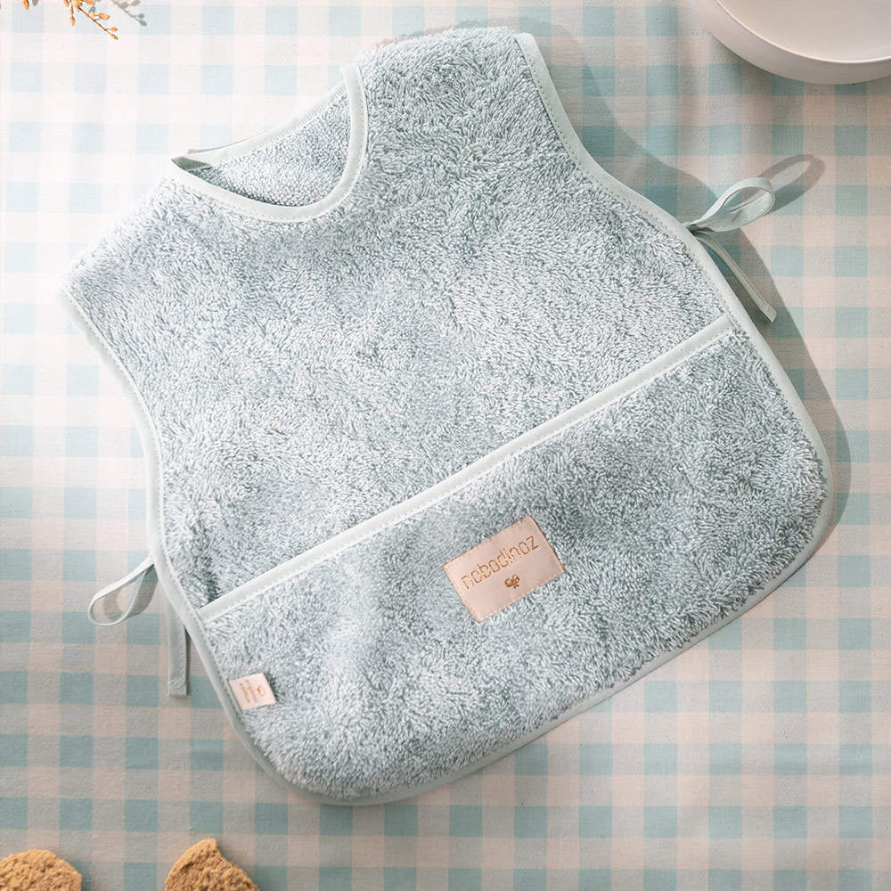 Bavoir Tablier So Cute - Vert celadon - Nobodinoz