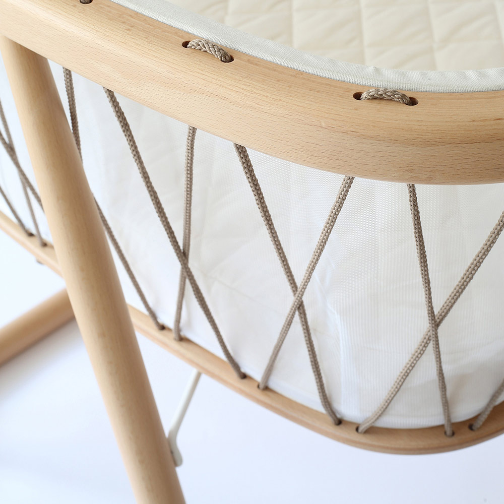 Berceau Kumi matelas coco naturel - Beige - Charlie Crane