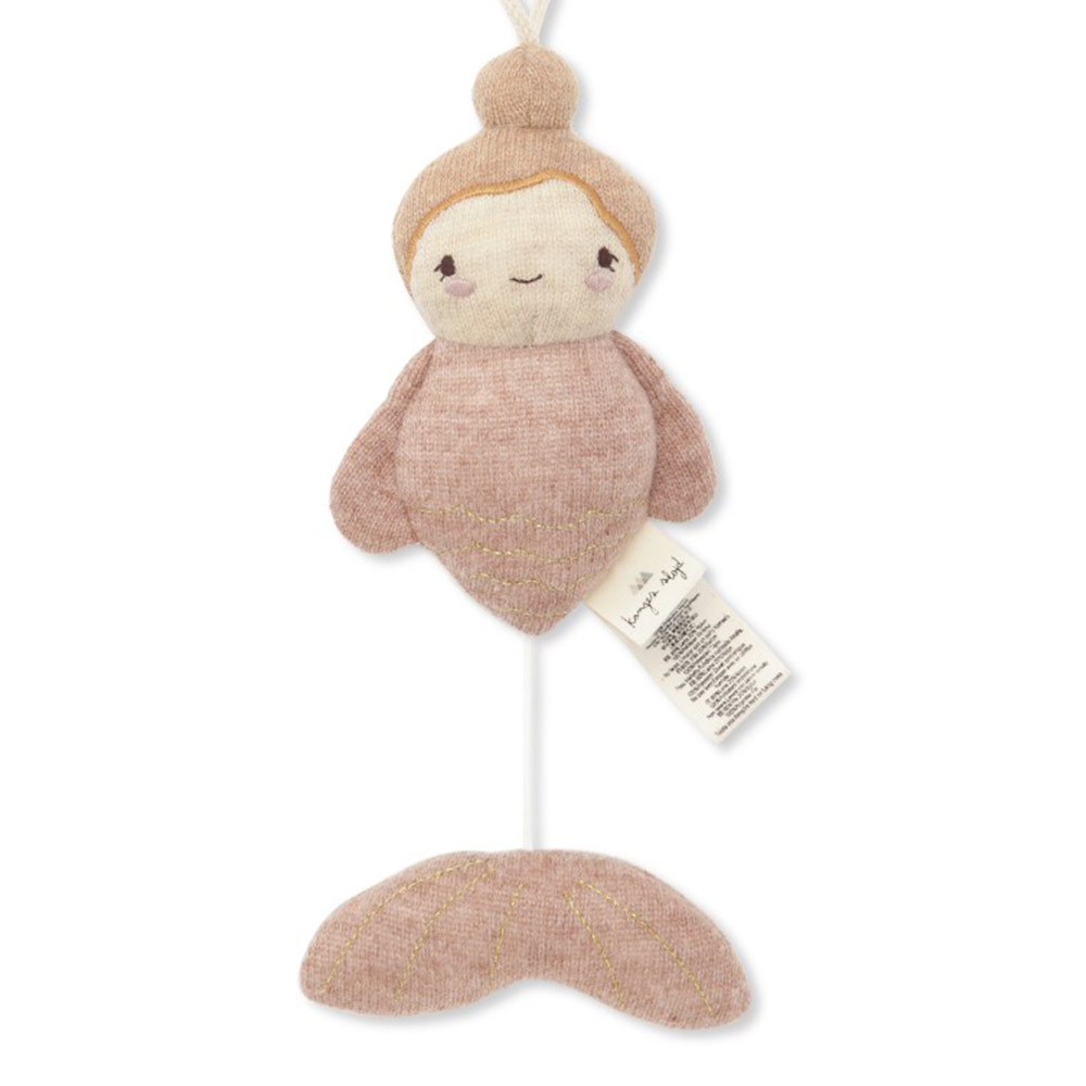 Jouet d'éveil Musical Sirène - Rose Konges Slojd