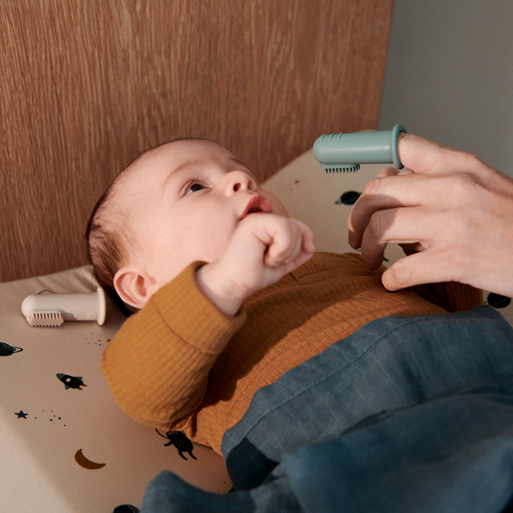 Brosses à Dents Bébé Doigt Simon - Peppermint Mix Liewood