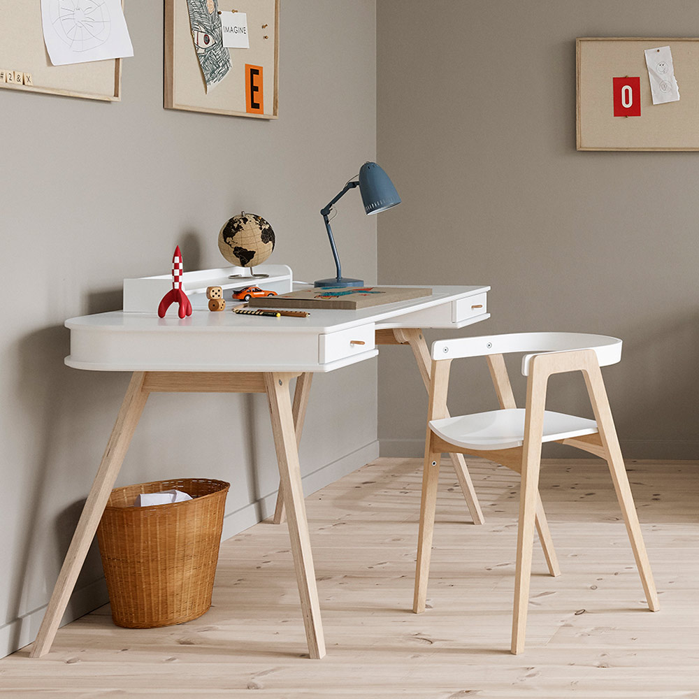 Pieds courts pour Bureau Wood - Oliver Furniture