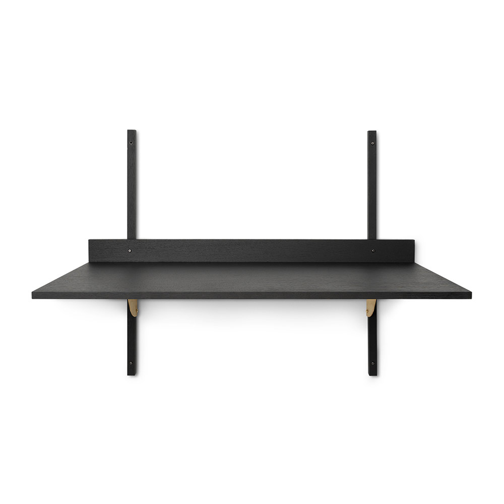 Bureau mural Sector - Noir/Laiton - Ferm Living