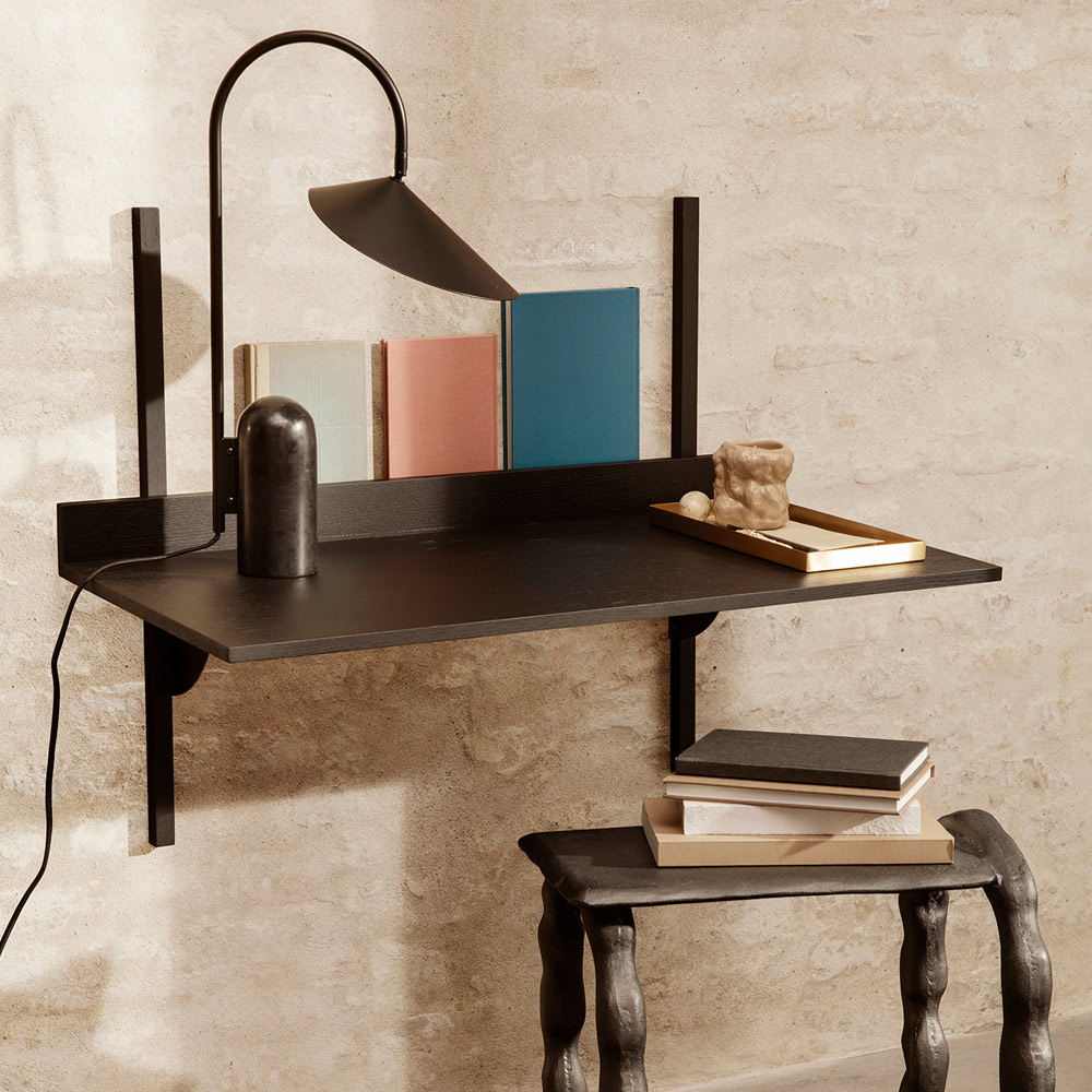 Bureau mural Sector - Noir Ferm Living