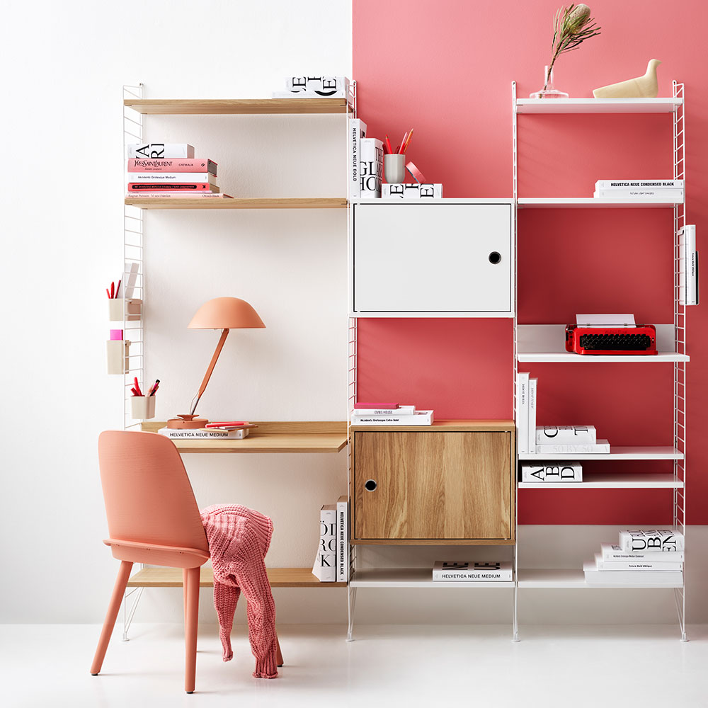 Caisson 1 porte 58 x 30 cm - Chêne - String Furniture