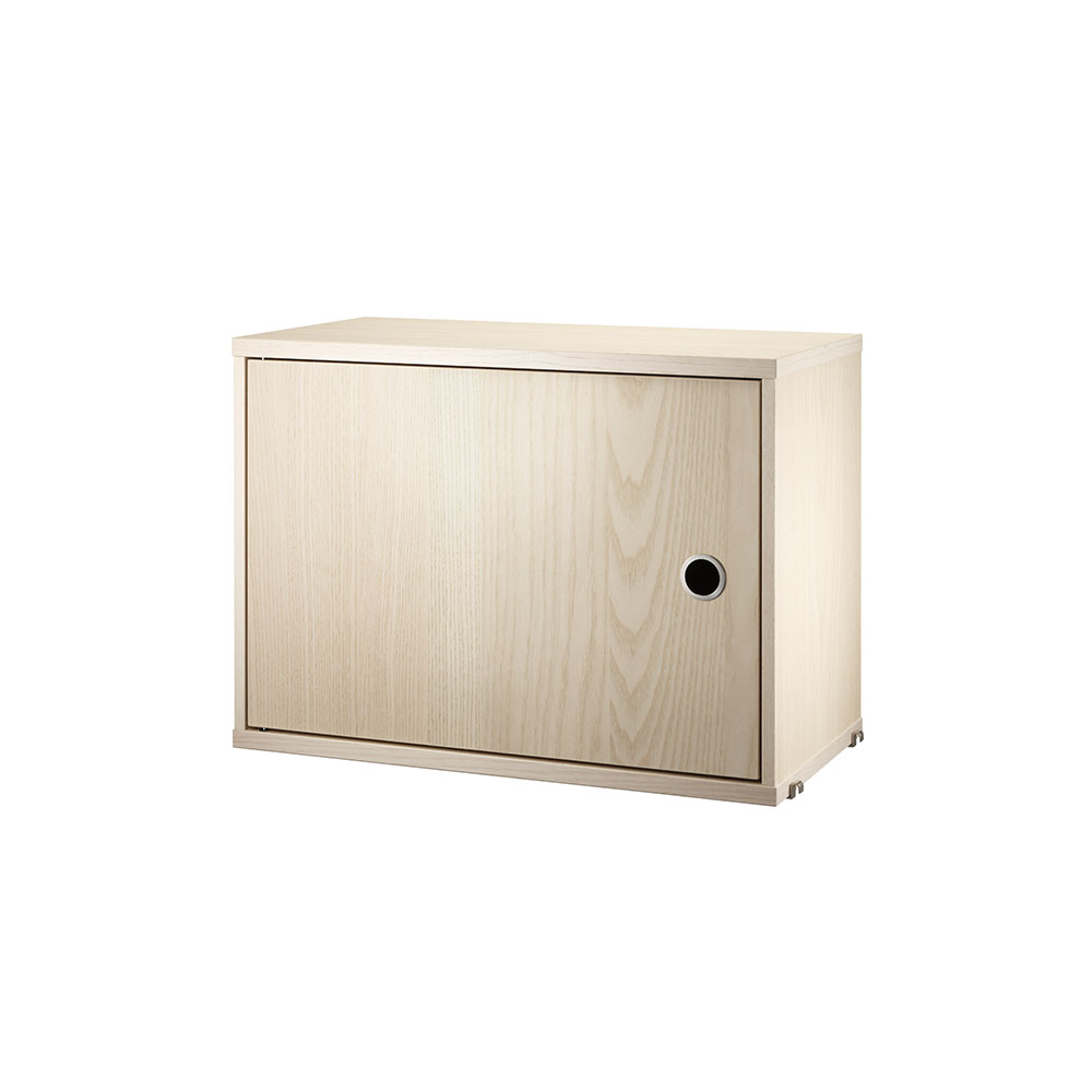 Caisson 1 porte 58 x 30 cm - Frêne - String Furniture