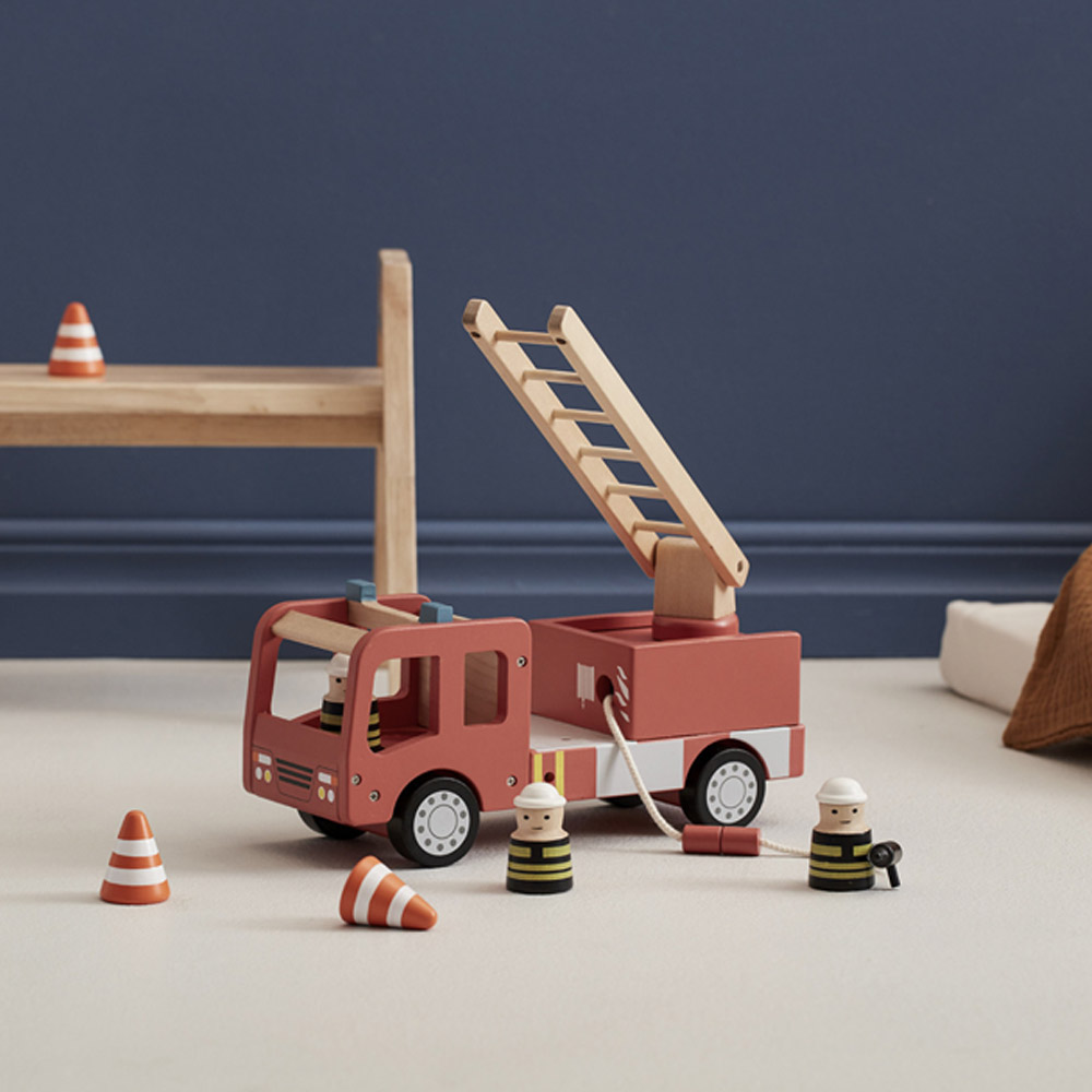Camion Pompiers en bois - Kid's Concept