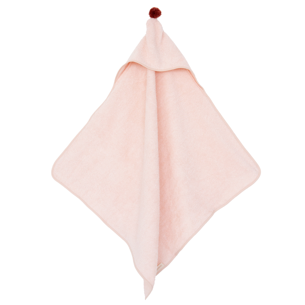 Cape de bain bébé So Cute - Rose pâle - Nobodinoz