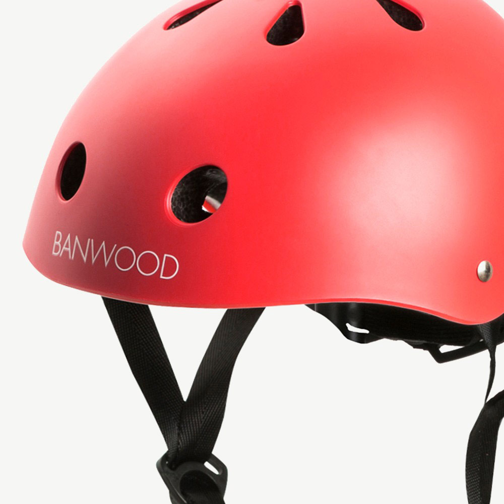 Casque enfant pour vélo - Rouge - Banwood
