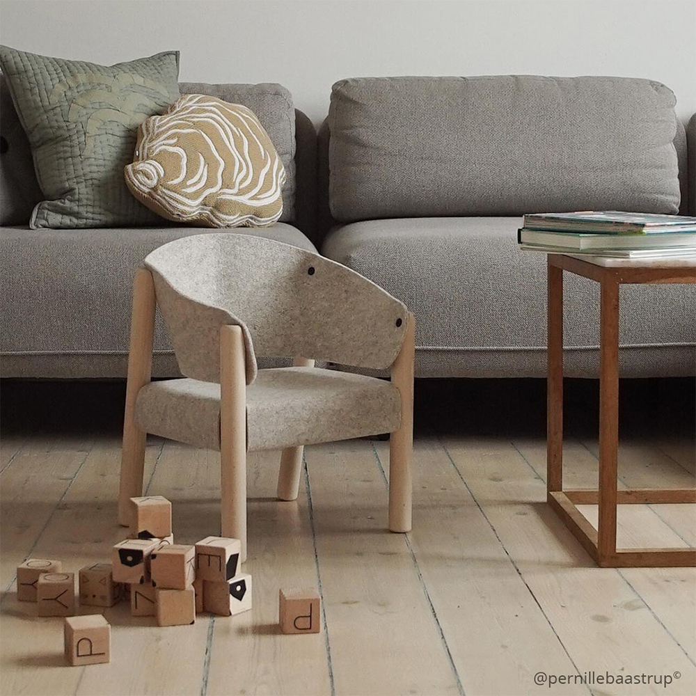 Chaise Enfant Saba - Beige Charlie Crane