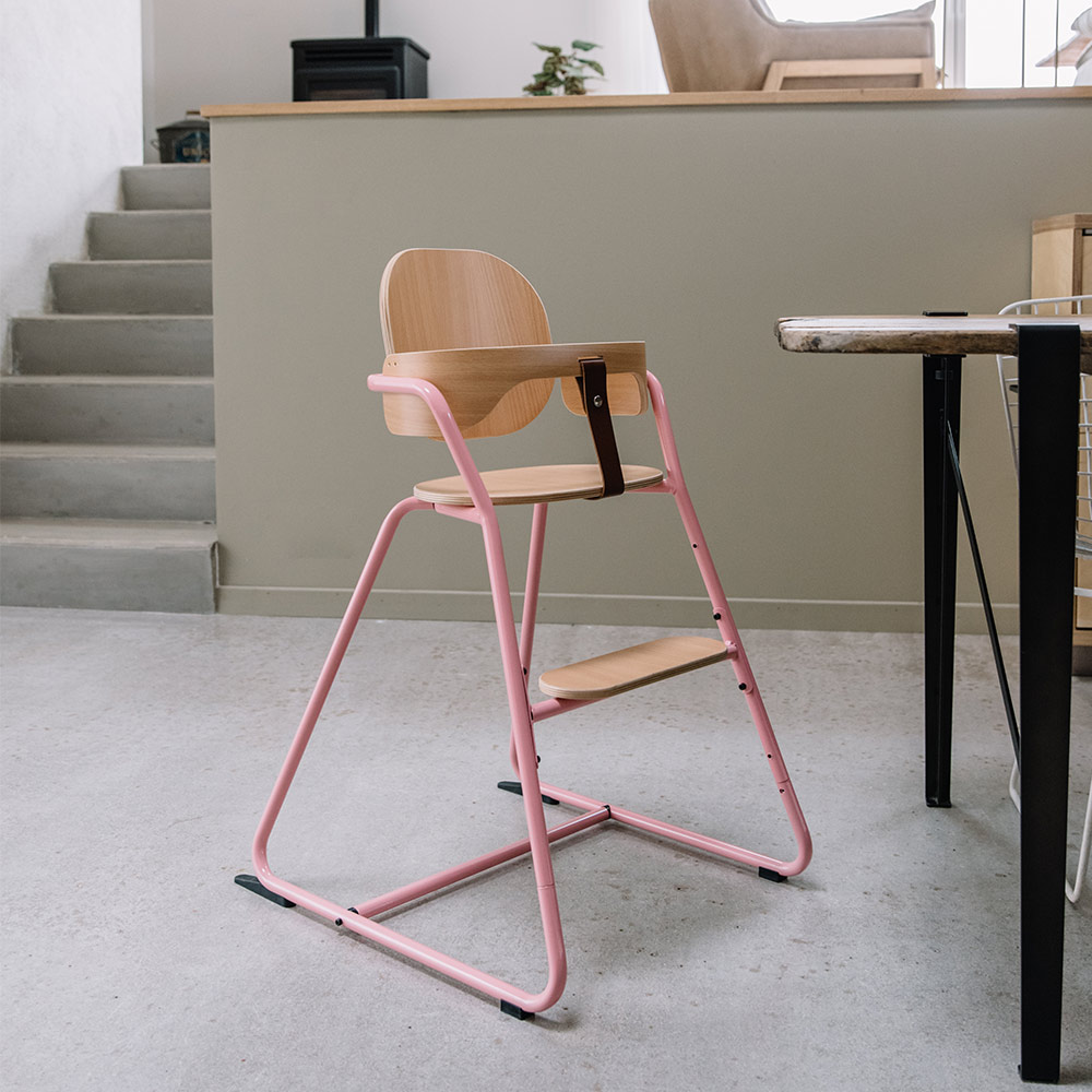 Chaise haute évolutive Tibu - Rose - Charlie Crane