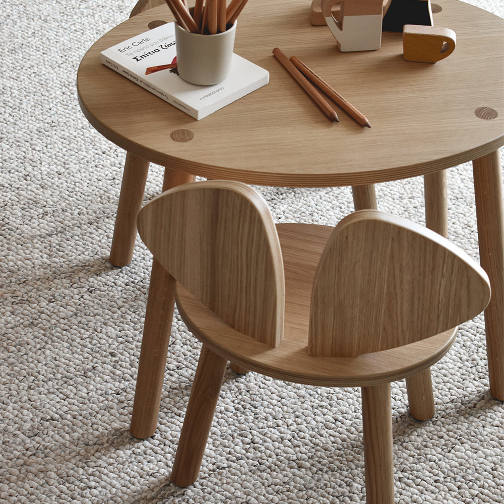 Chaise enfant Mouse 2-5 ans - Chêne - Nofred