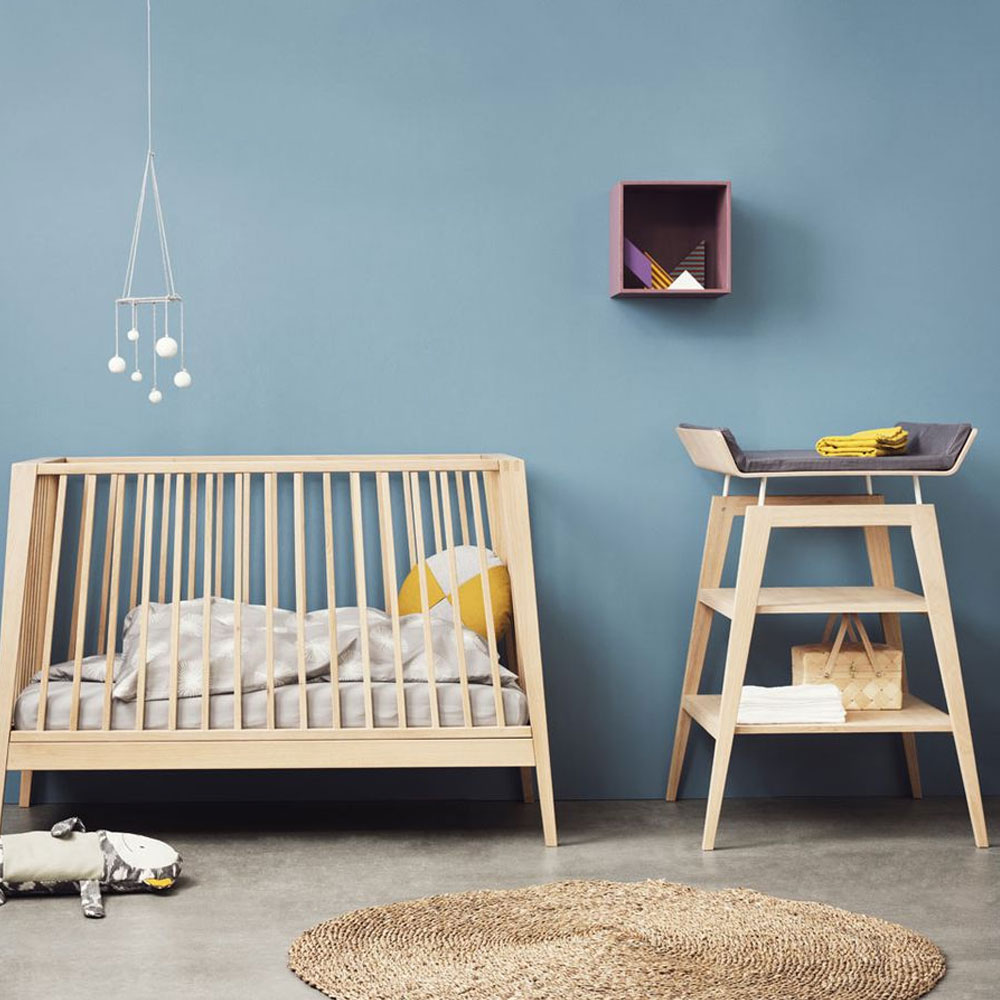 Chambre Bébé Complète Linea Duo Table à langer - Hêtre Leander