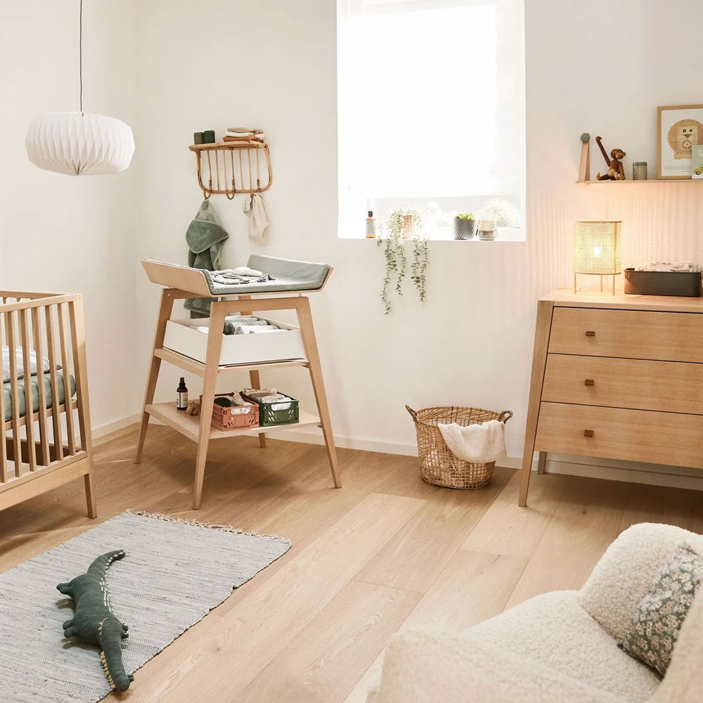 Chambre Bébé Complète Linea Trio - Chêne Leander