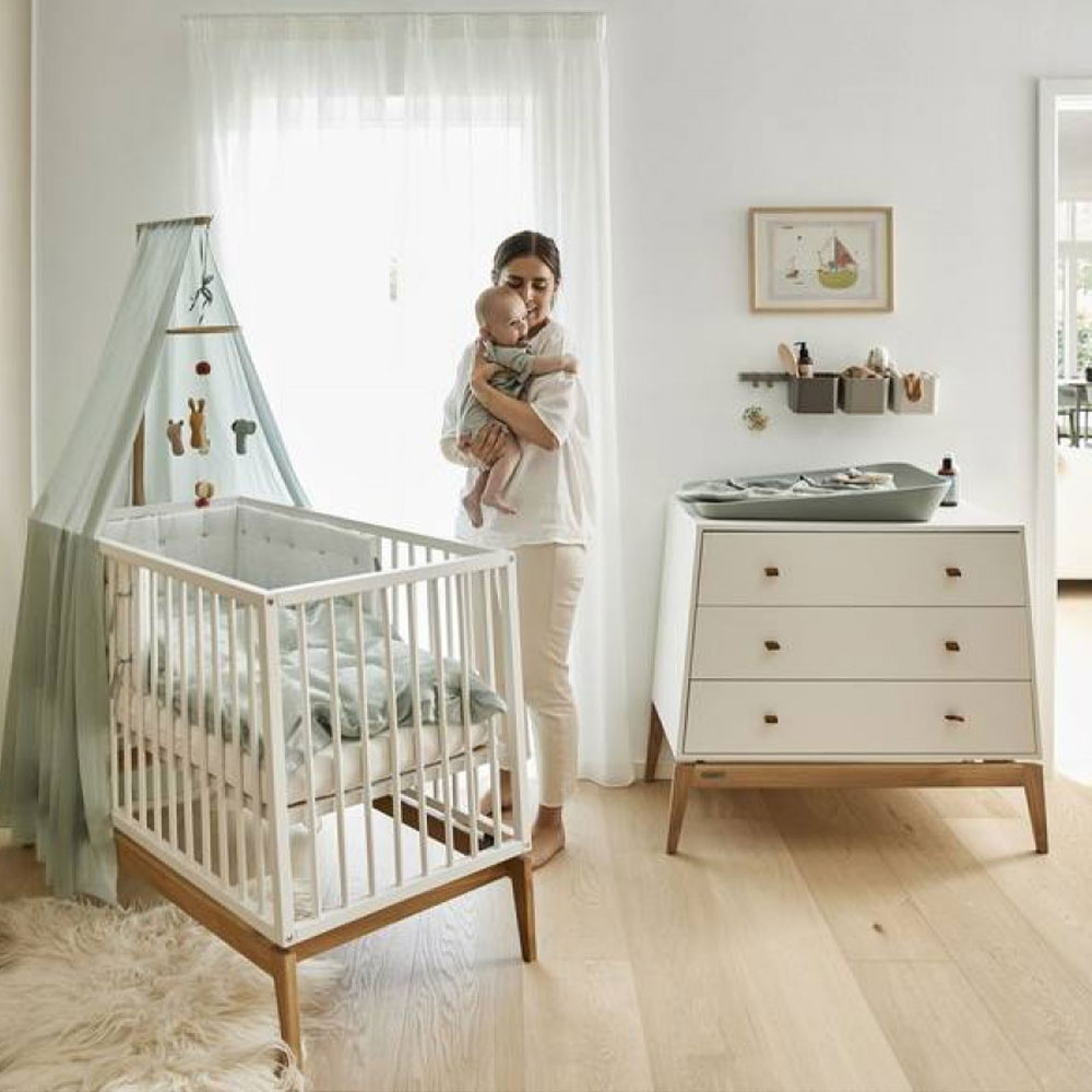 Chambre Bébé Complète Luna Duo - Blanc Leander