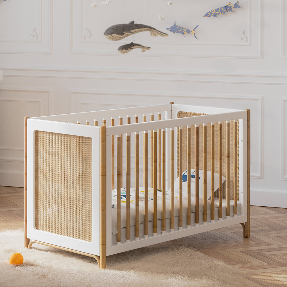 Chambre Bébé Complète Océania Duo Table à langer - Blanc Théo