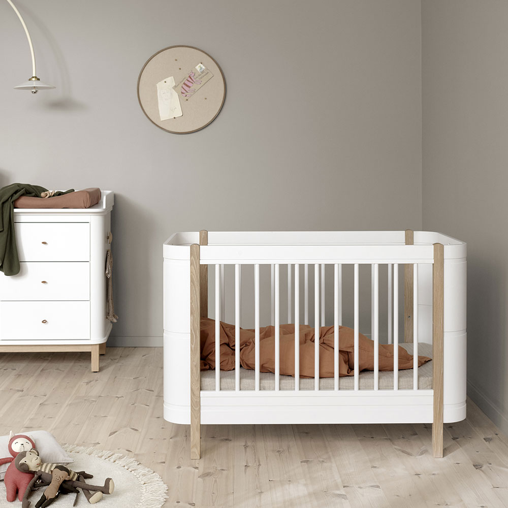 Chambre Bébé Complète Mini+ Wood - Petit plan à langer Oliver Furniture
