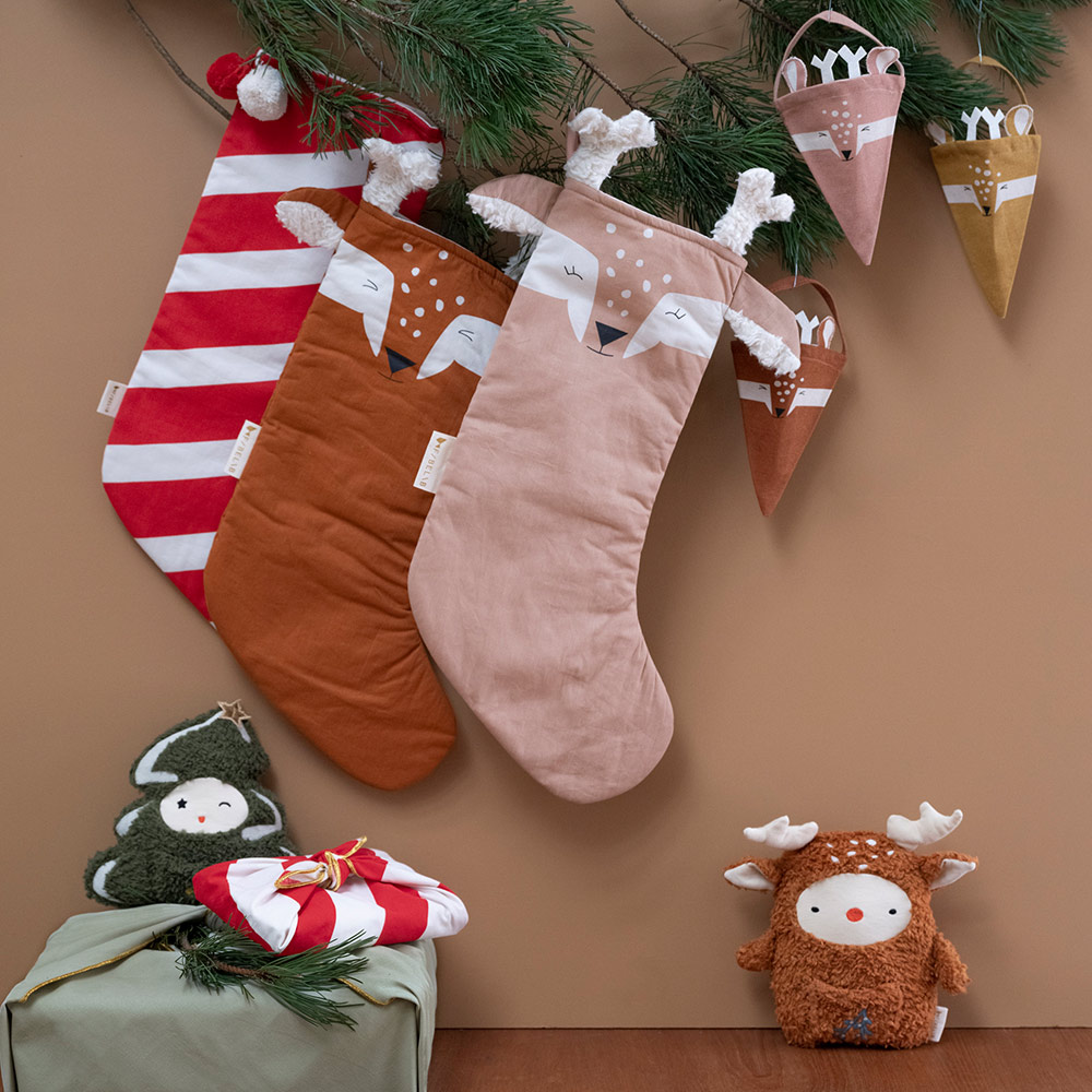 Chaussette de Noël Renne - Cannelle Fabelab