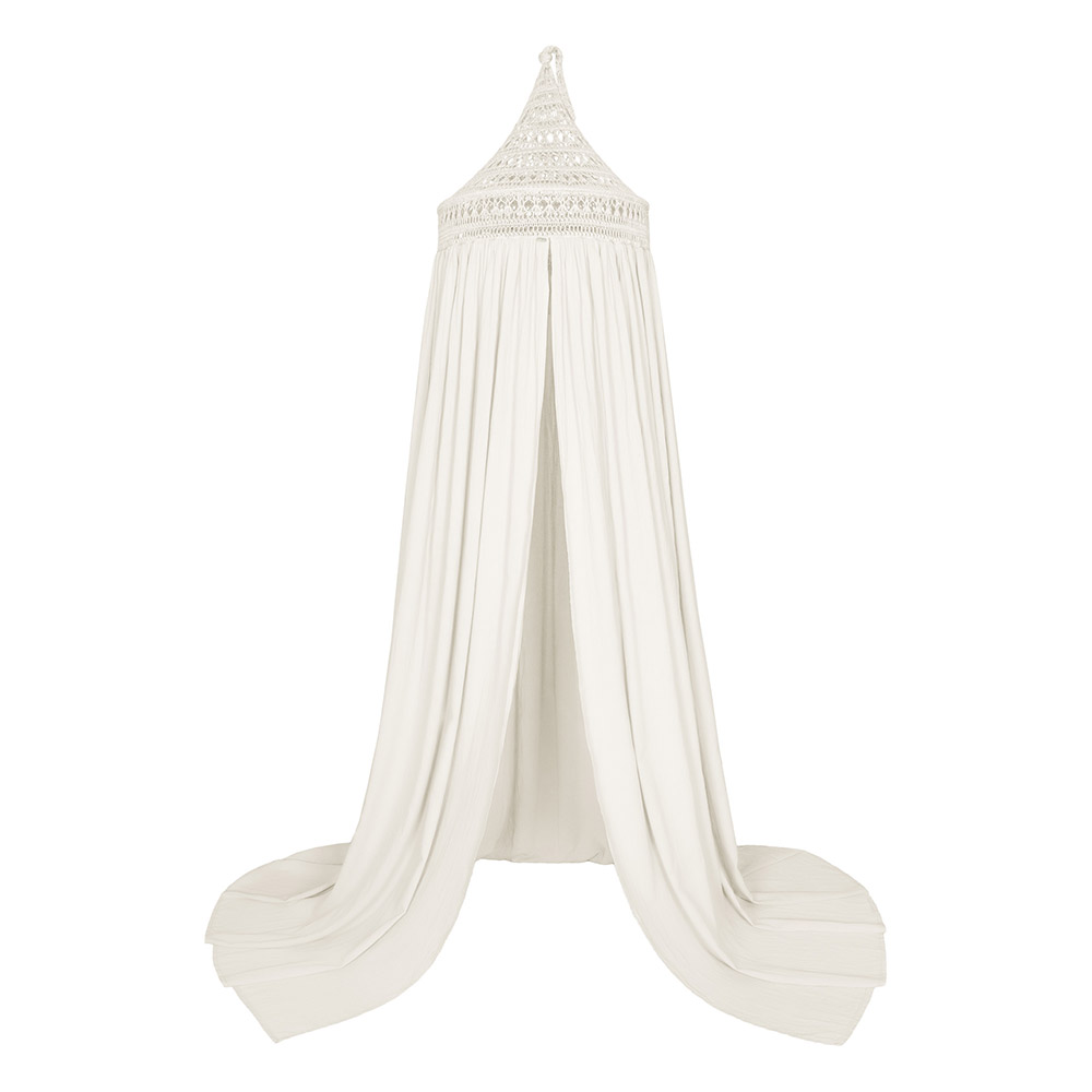 Ciel de lit Tara Crochet et coton bio - Naturel - Numéro 74