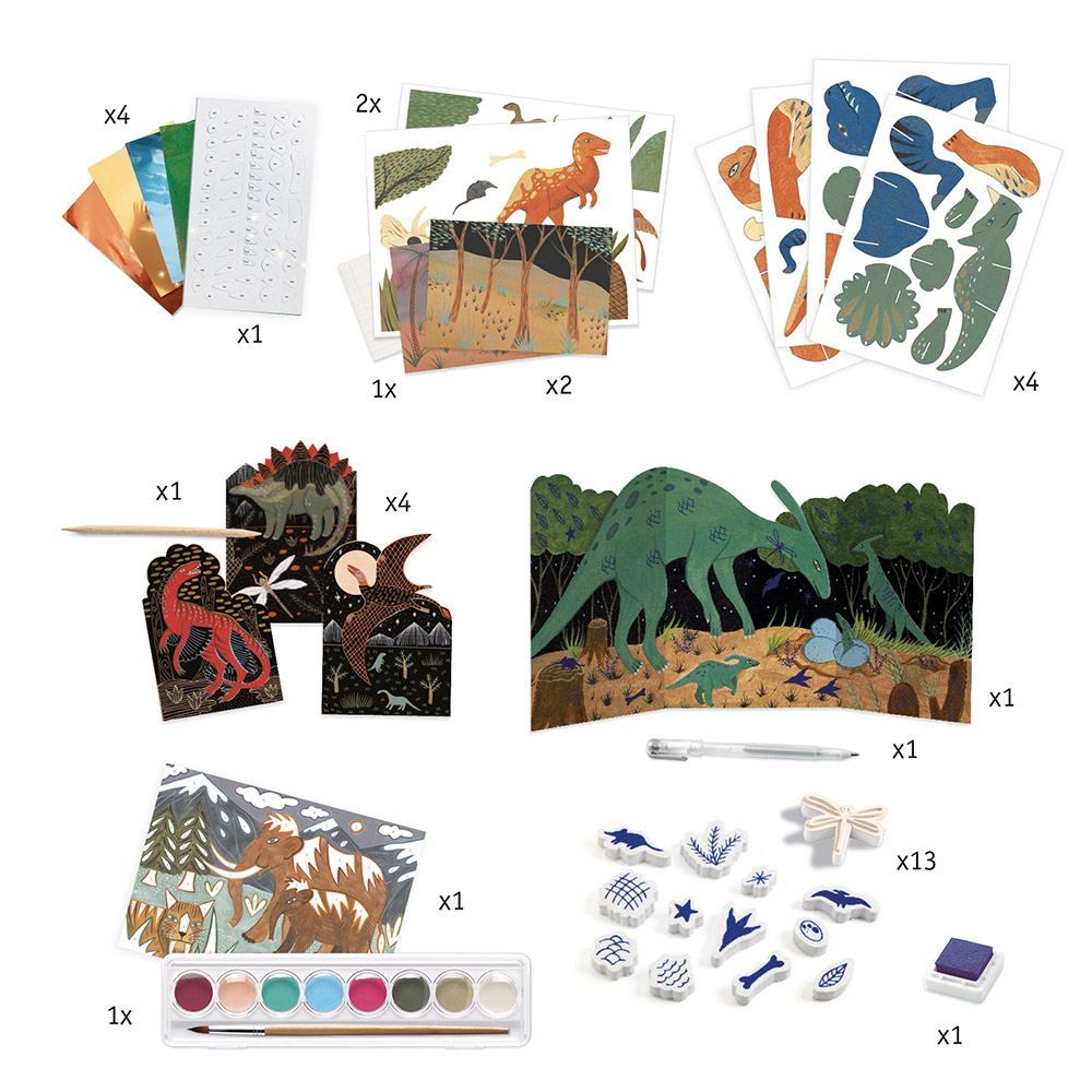Coffret Multi Activités - Dino Box - Djeco