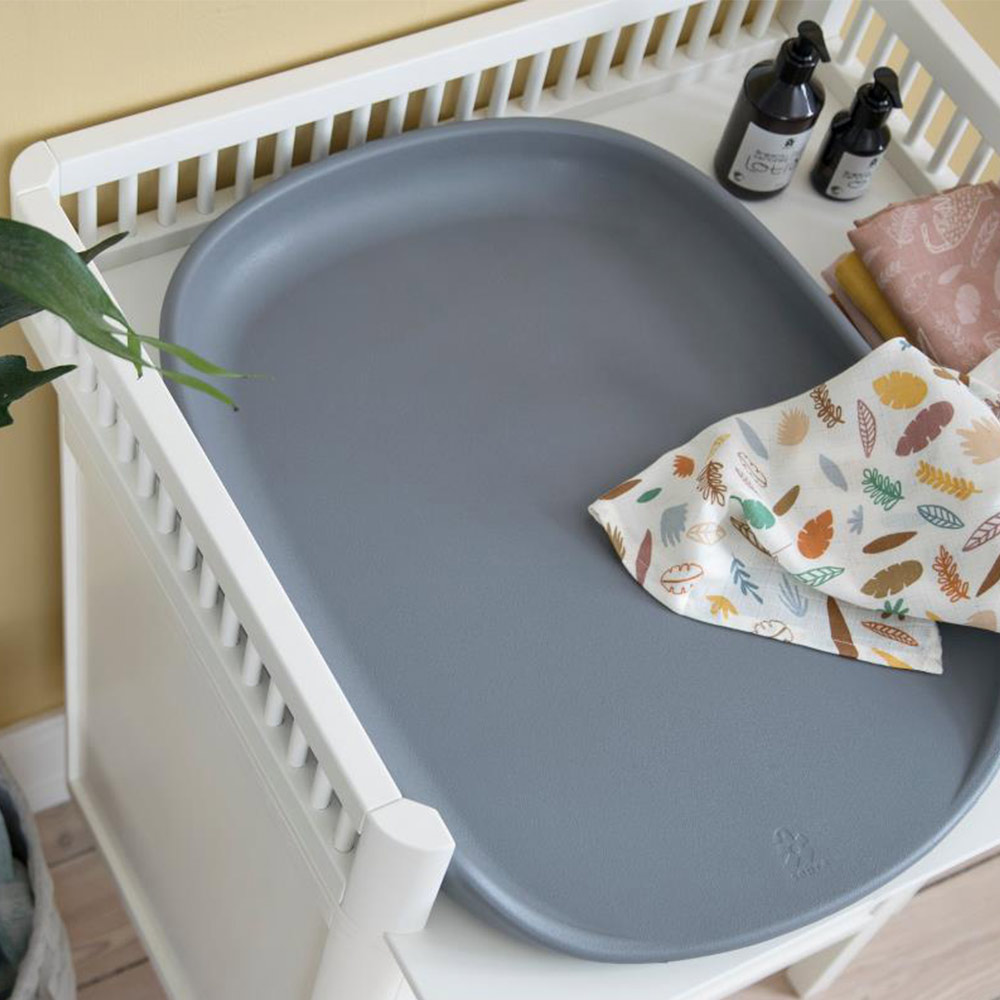 Commode à langer 2 portes - Blanc - Sebra