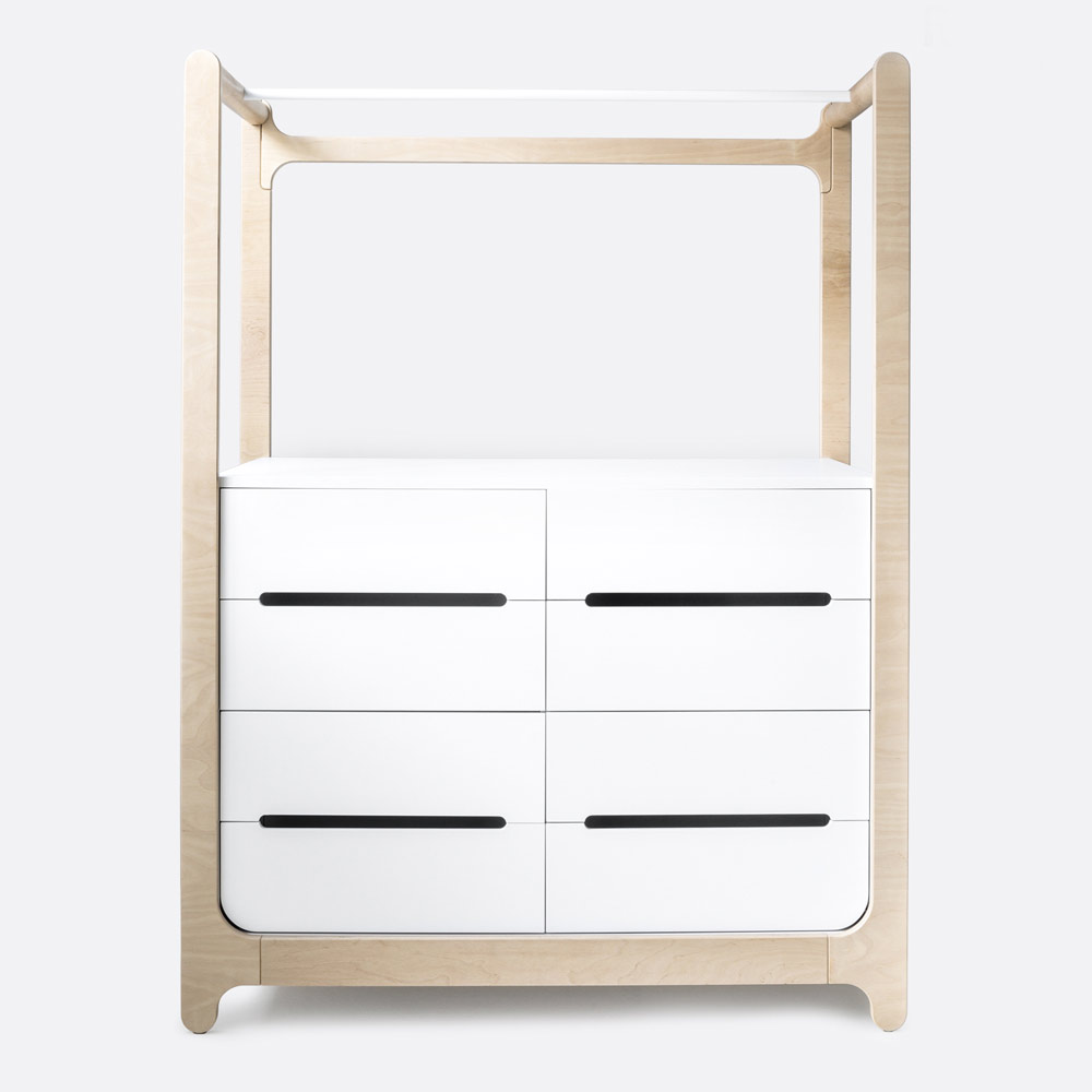 Commode H Dresser - Blanc - Rafa Kids