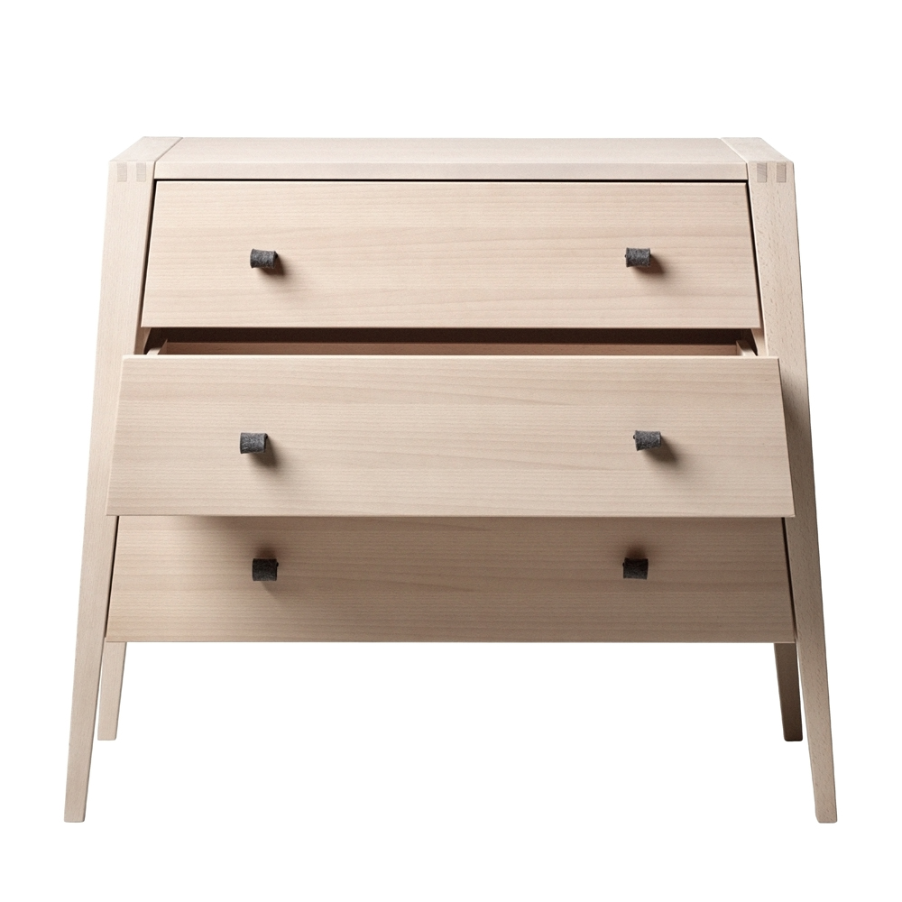 Commode 3 tiroirs Linea - Hêtre Leander