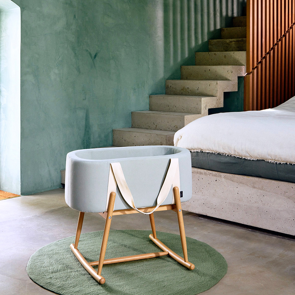 Drap housse Berceau Kumi et Couffin Kuko - Farrow Charlie Crane