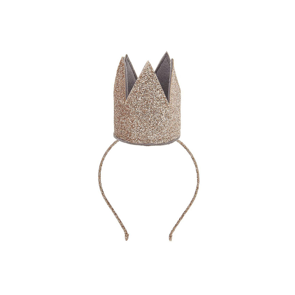 Couronne à paillettes Alice - Or - Mimi et Lula