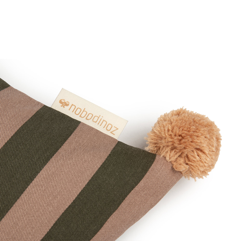 Coussin Majestic Rectangulaire - Vert olive Nobodinoz