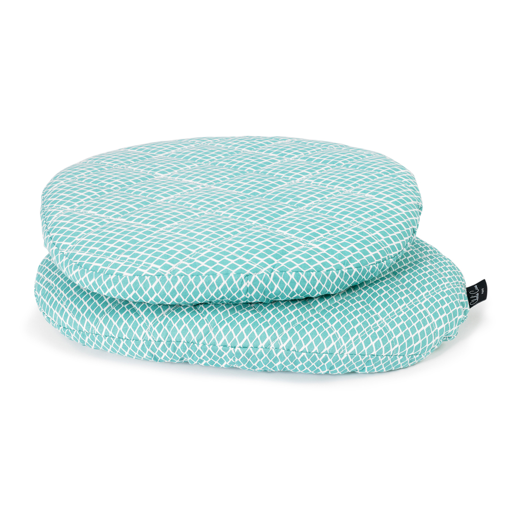 Coussins d'assise Tibu Diamond Blue - Bleu turquoise Charlie Crane
