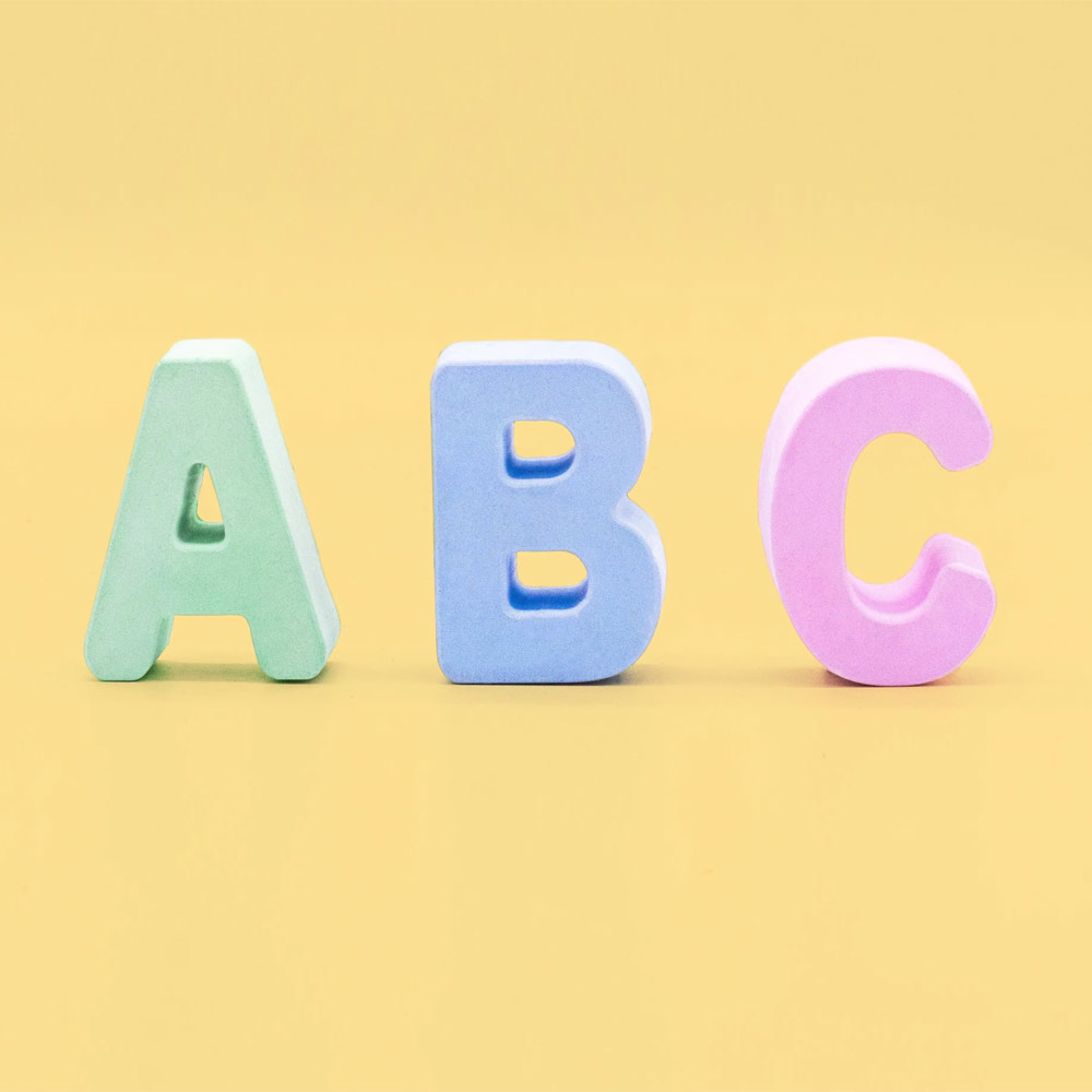 Craies de trottoir Alphabet Twee