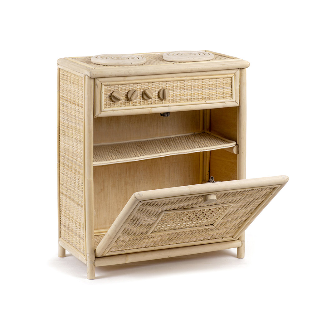 Cuisinière Enfant Malang en rotin Minikane