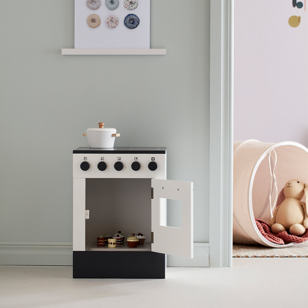 Cuisinière en bois - Blanc Kid's Concept