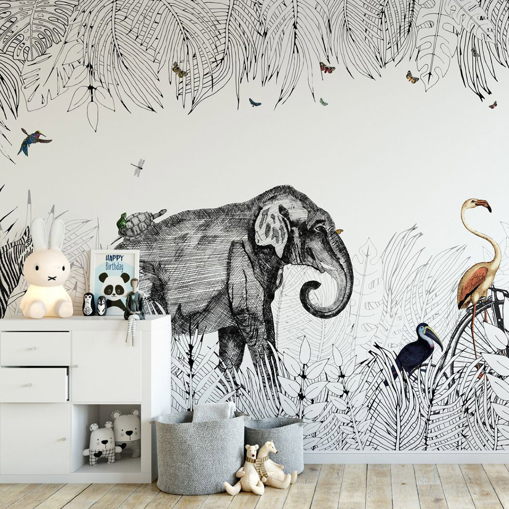 Papier peint Metrozoo Les Dominotiers