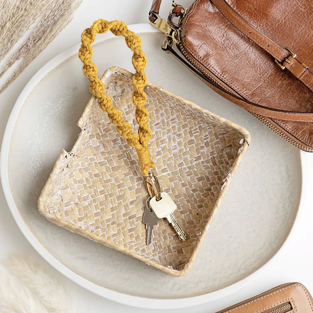 DIY Porte-clés en macramé Sabra Kesi'Art
