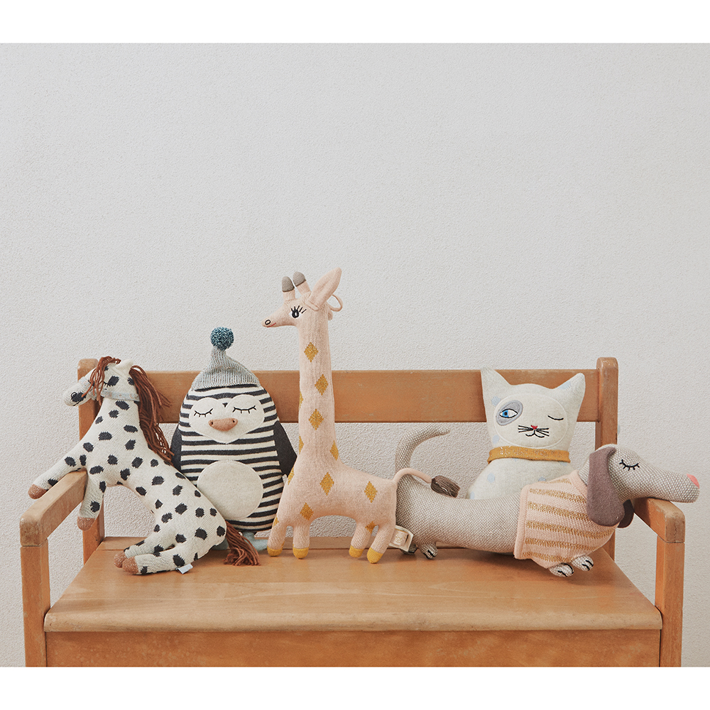Doudou bébé pingouin Bob - Darling coussin - OYOY