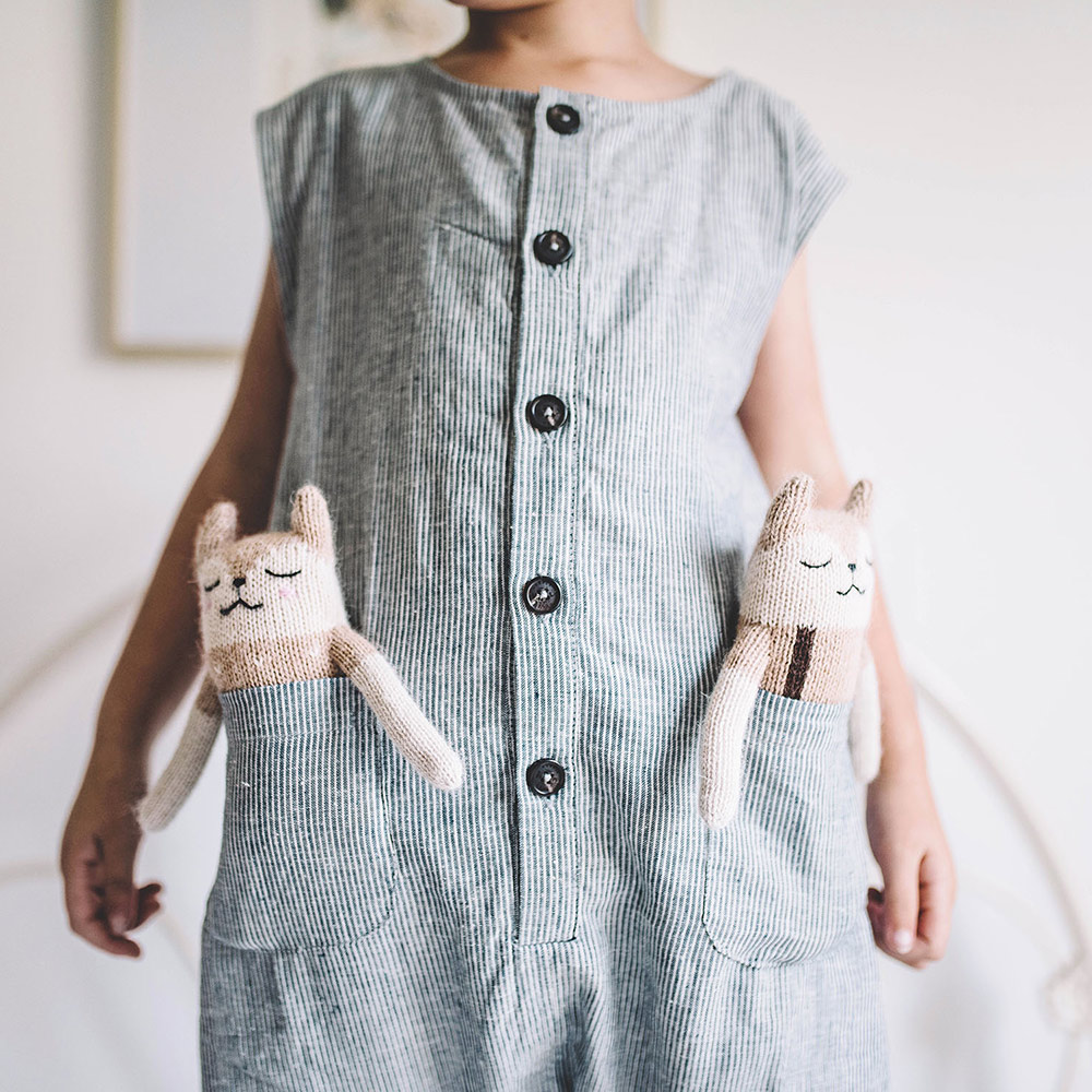 Doudou Faon tâcheté - Beige - Main Sauvage