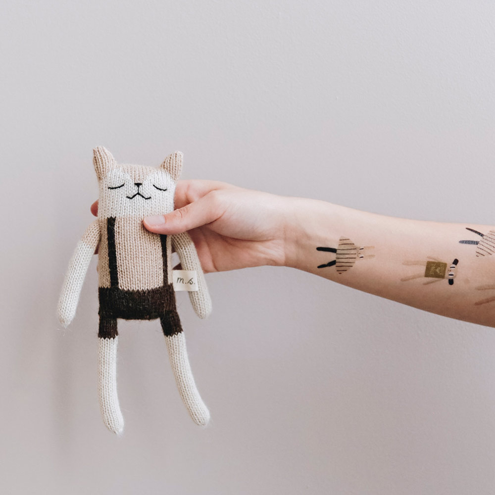 Doudou Faon en salopette - Main Sauvage